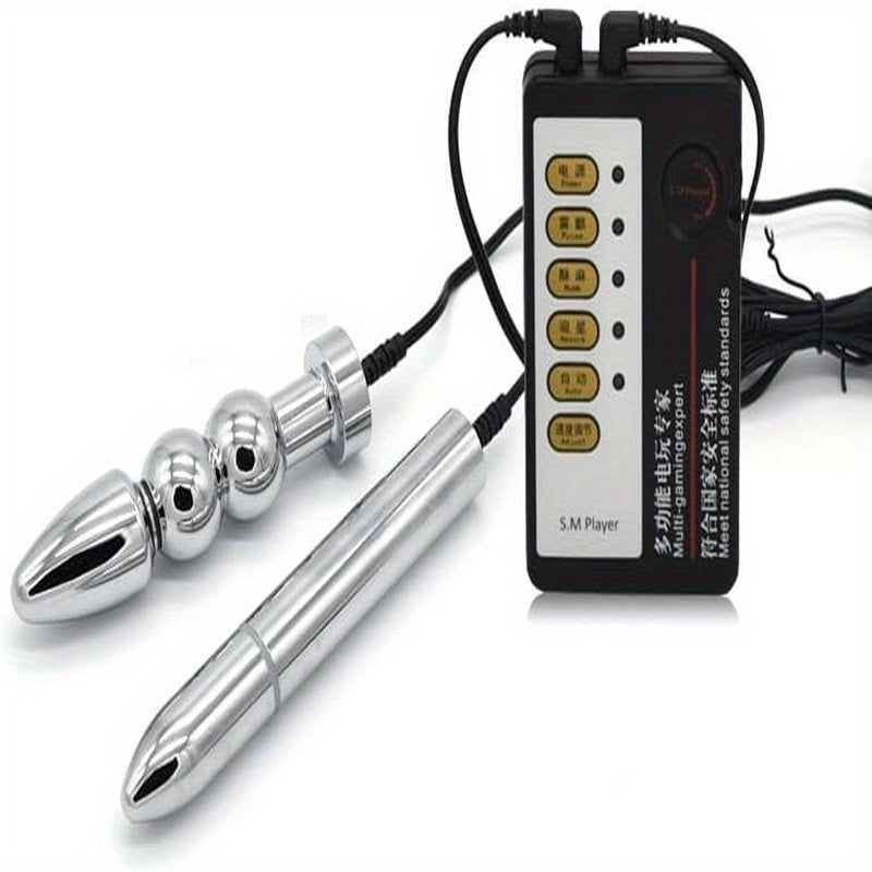 Anal Plug for Beginners Advanced Users - Anal Inserting Toys Set - Massager for Stimulation - SM Kits, Sensual Play, Discreet Design, Nontoxic Material, Pleasure Device, Sensual Exploration