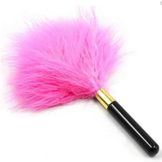 Marabou Feather Tickler for Sensual Stimulation and Handheld Design