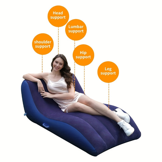 Sex Pillow Sofa Couples Sex Toys, Sex Furniture For Bedroom Inflatable Lounge Sex Chair, Sex Bed Things Body Support Cushion, Couple Female Sex Toys
