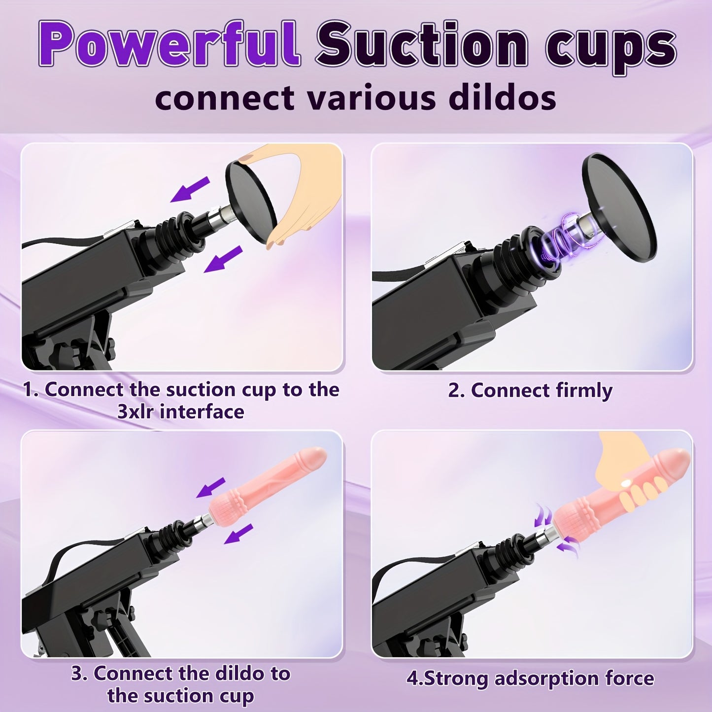 Sex Machine for Couples and Solo Play with 8 Attachments