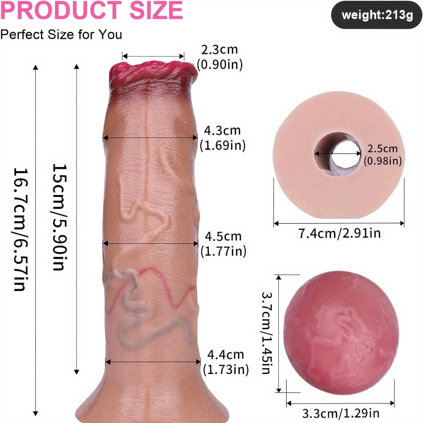 Realistic Ovipositor Dildo Crafted From Liquid Silicone