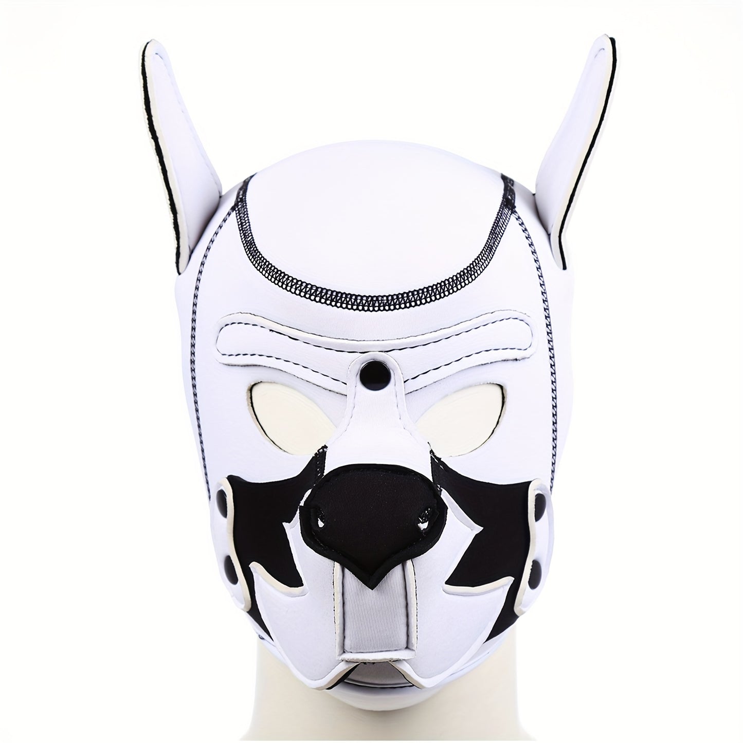 Dog Hood Mask BDSM Cosplay Restraints With Detachable Mouth