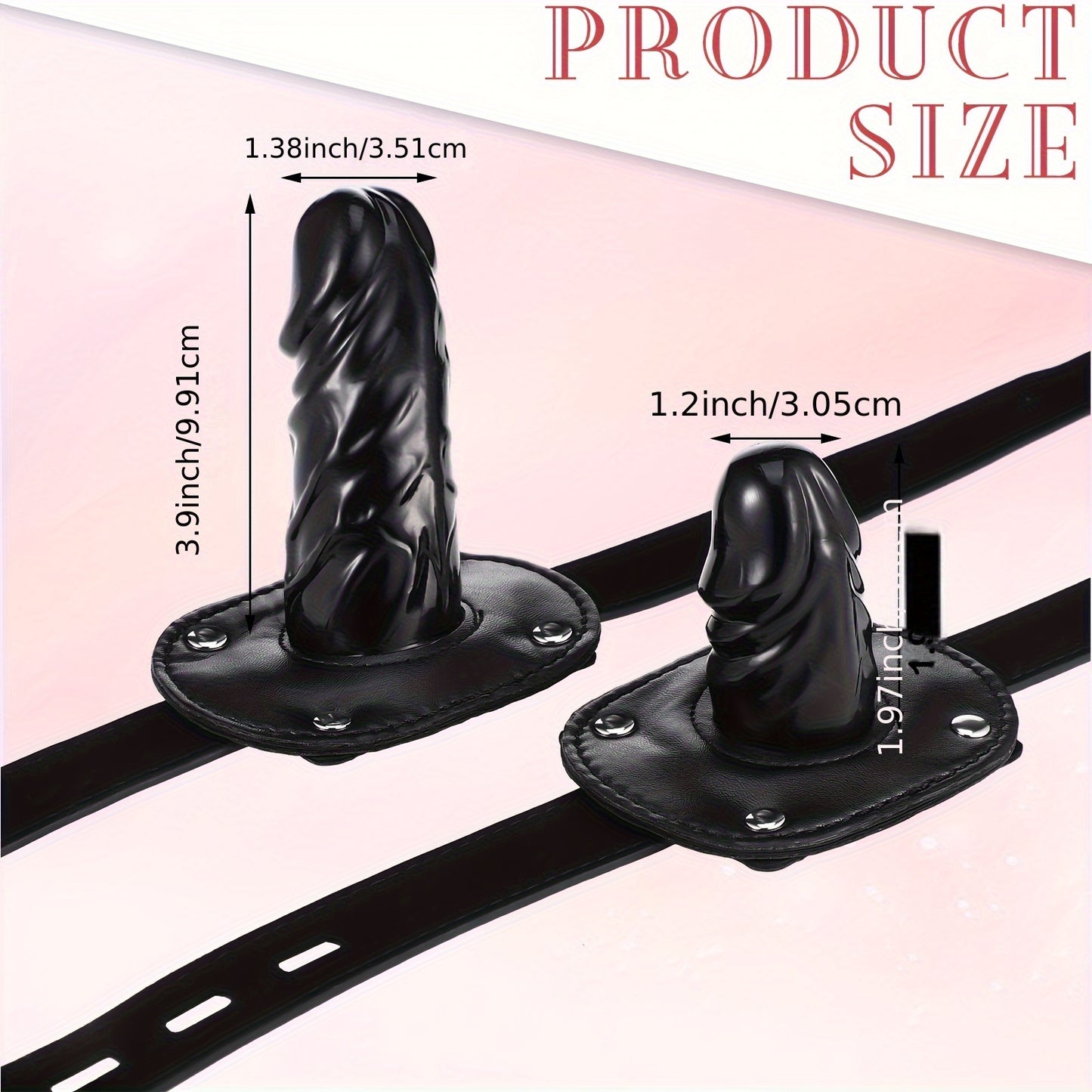 SILIPULL Realistic Dildo Gag And Hood Mask 4 Piece Set