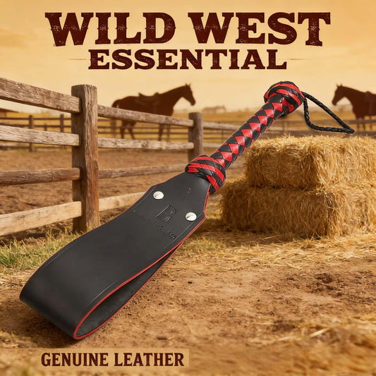 Handmade Cowhide Leather Paddle 2-Layer Medium Weight