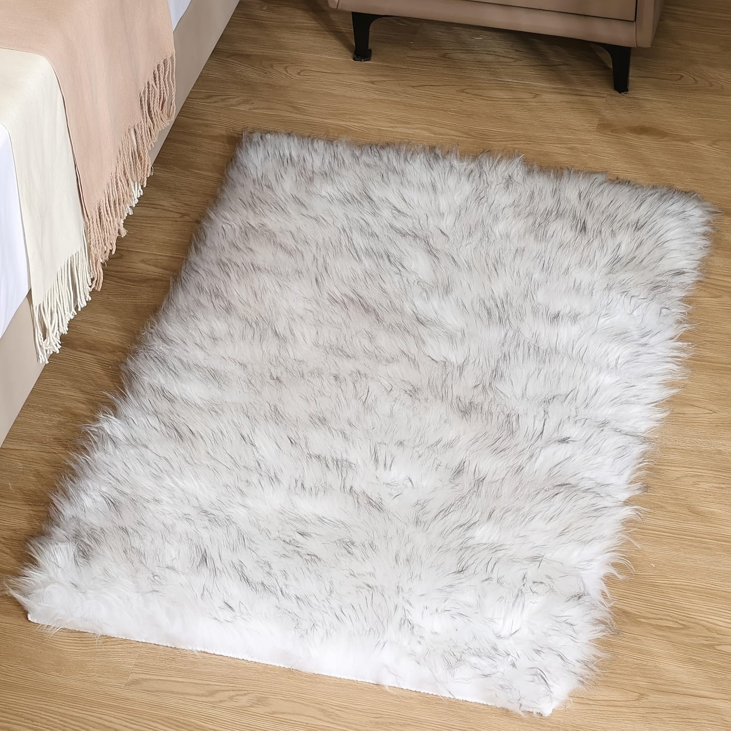 Faux Sheepskin Rug Fluffy Washable Living Room Decor