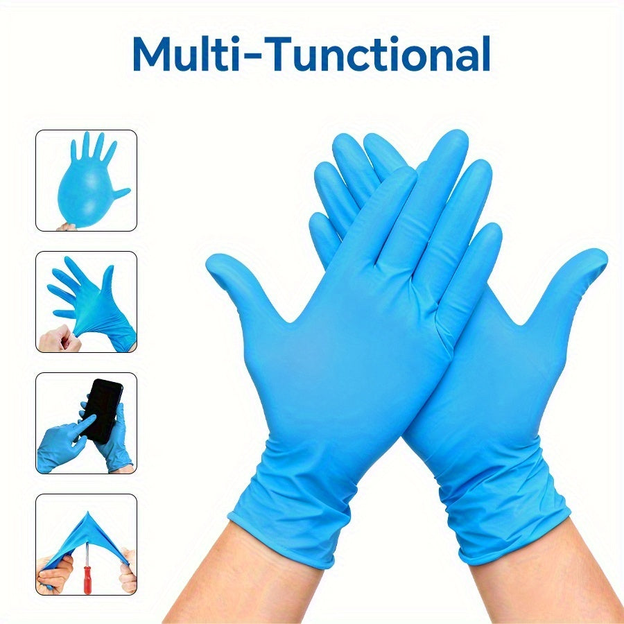 GTT Disposable Nitrile Gloves 6mil Latex-Free Waterproof Ambidextrous