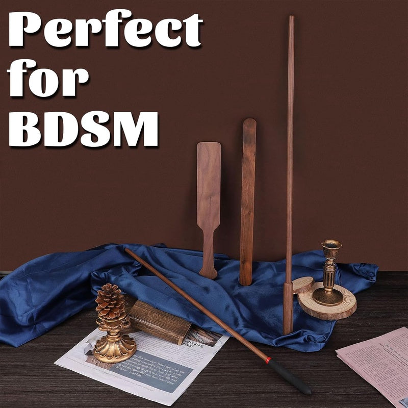 Wooden Spanking Cane Paddle For Couples BDSM Play And Fun