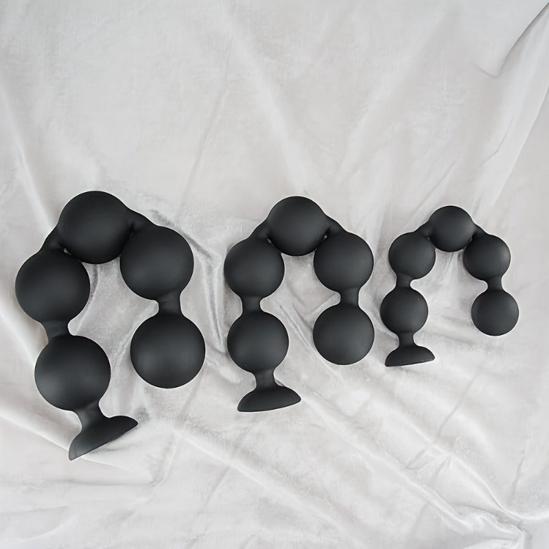 Silicone Anal Beads Prostate G-Spot Stimulator With Pull Ring