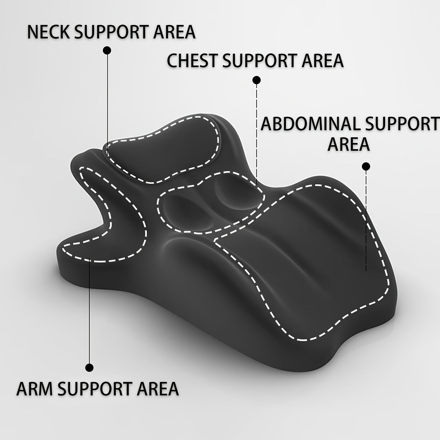 Memory Foam Sex Wedge Pillow For Couples With Anti-slip Base