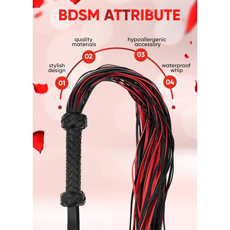 Flogger Paddle Faux Leather Spanking Toy For Adults And Couples