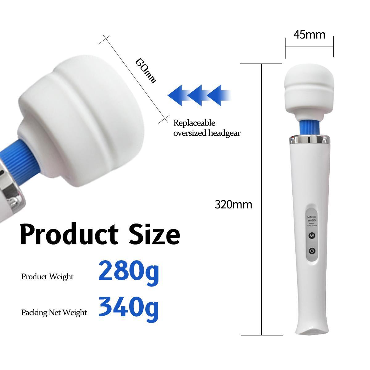 Powerful Wand Massager G Spot Vibrator With 2 Speed Control