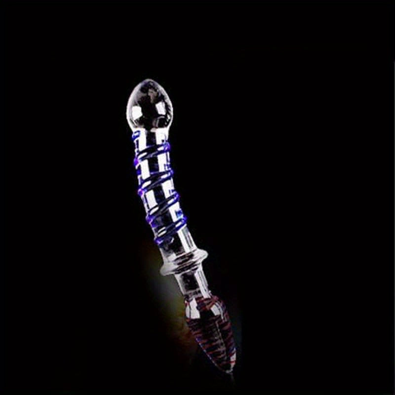 Crystal Dildo and Double-Ended Wand for Anal Pleasure