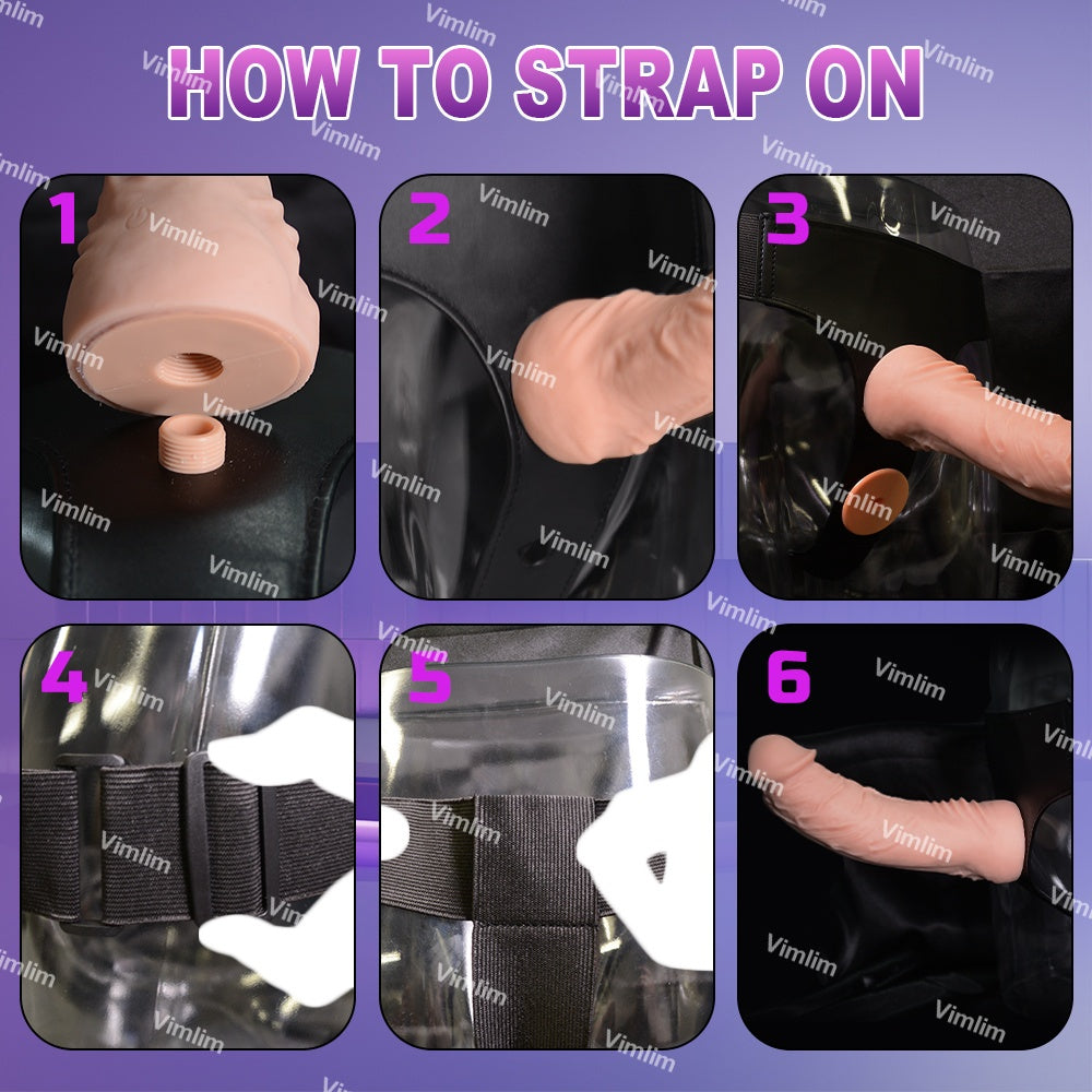 VIMLIM Realistic Dildo Vibrator With 10 Vibrating Modes