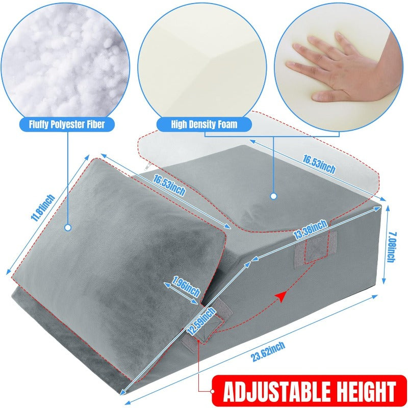 Ergonomic Support Pillow For Intimate Positions And Body Alignment