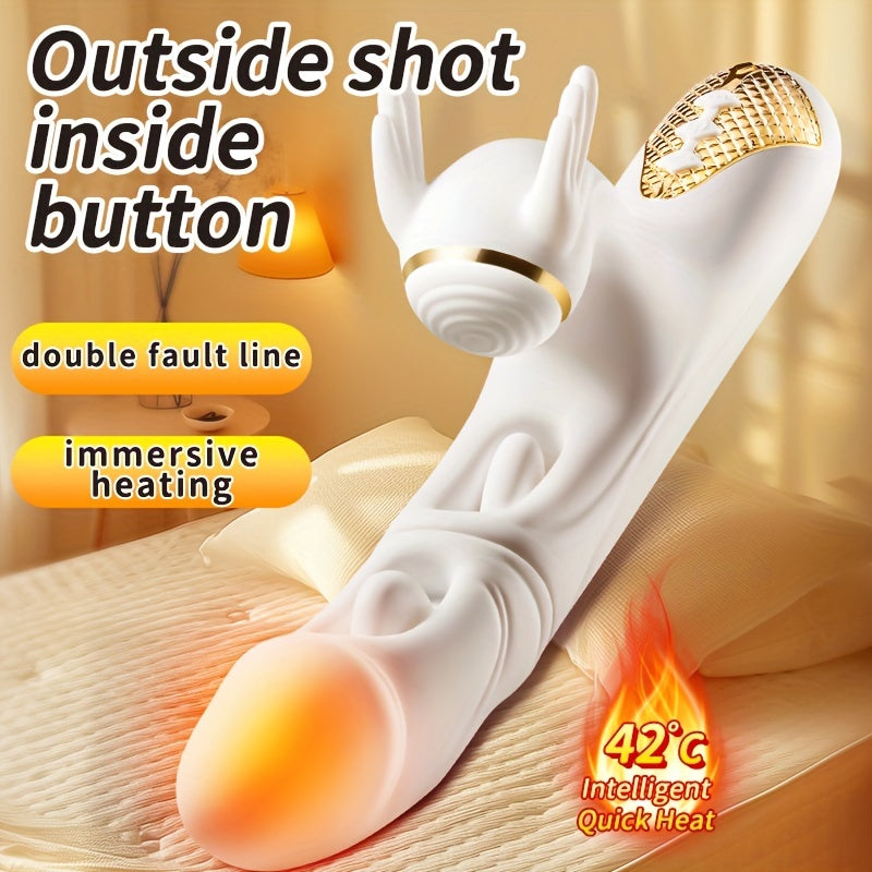 AAV 4-In-1 Multifunctional USB Rechargeable Silicone Pleasure Toy