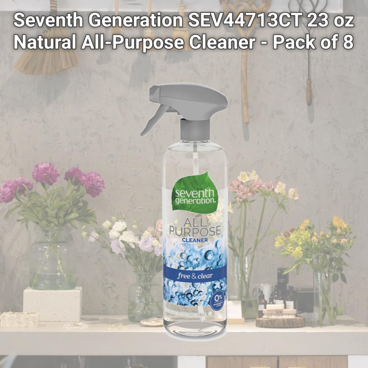 Natural All-Purpose Cleaner Unscented 23 Oz Trigger Spray 8 Pack