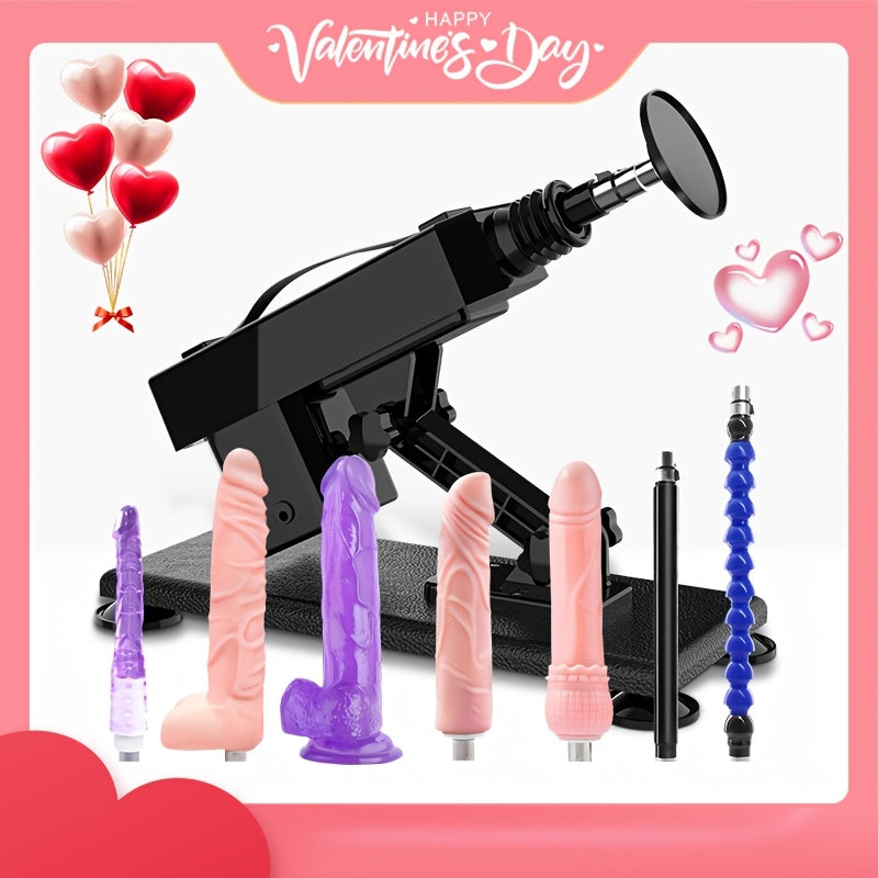 Sex Machine for Couples and Solo Play with 8 Attachments