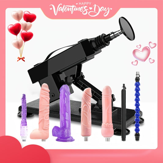 Sex Machine for Couples and Solo Play with 8 Attachments