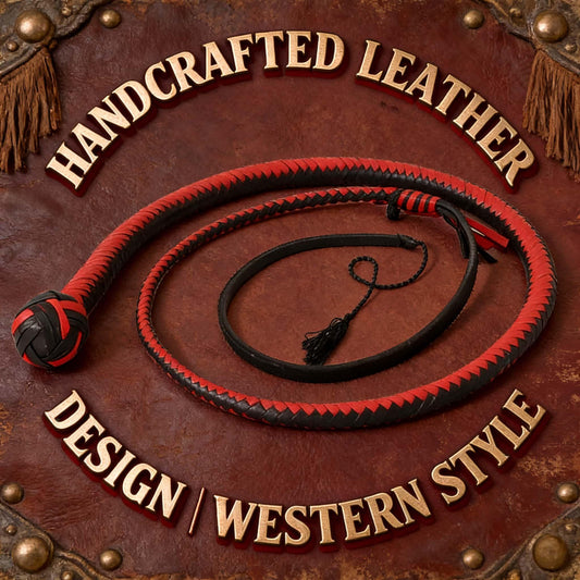 Kangaroo Leather Performance Whip 12 Strand Handcrafted