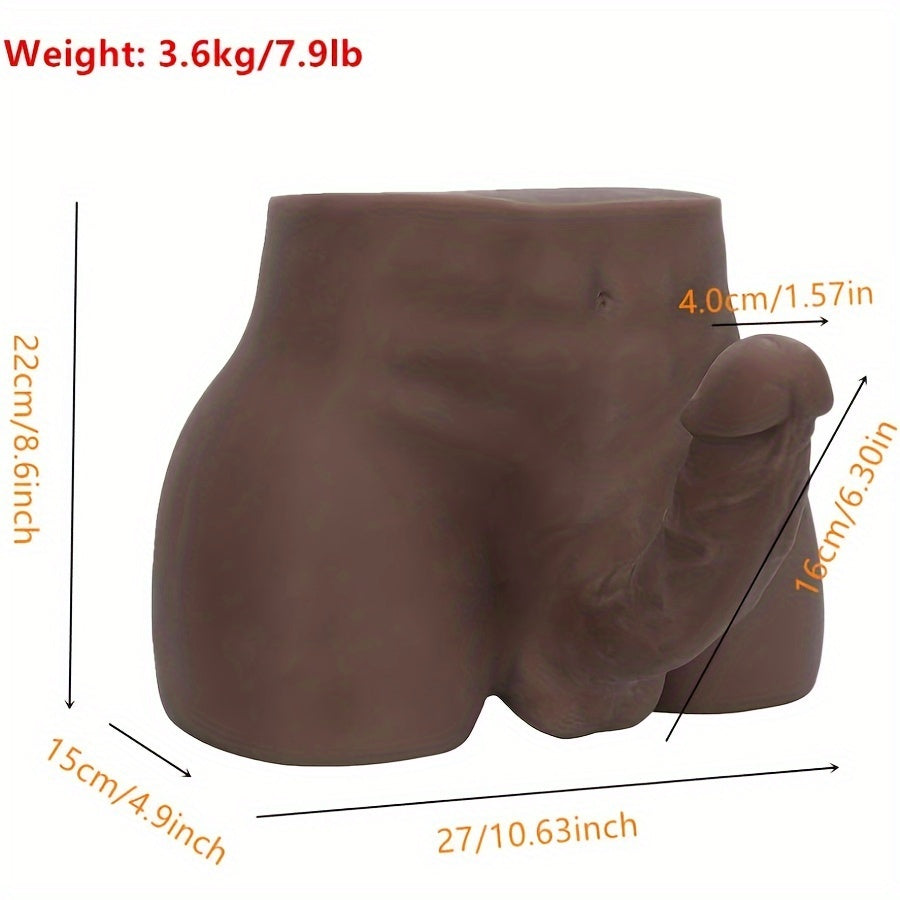 Realistic TPE Male Torso Sex Toy With Tight Anus Tunnel