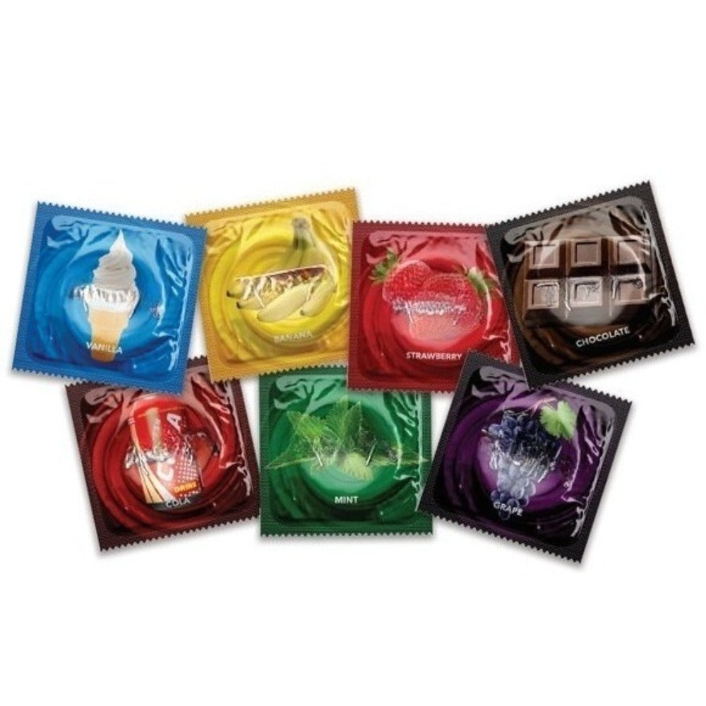 Silicone 36Pcs Flavors Variety Set for Comfortable Intimate Moments
